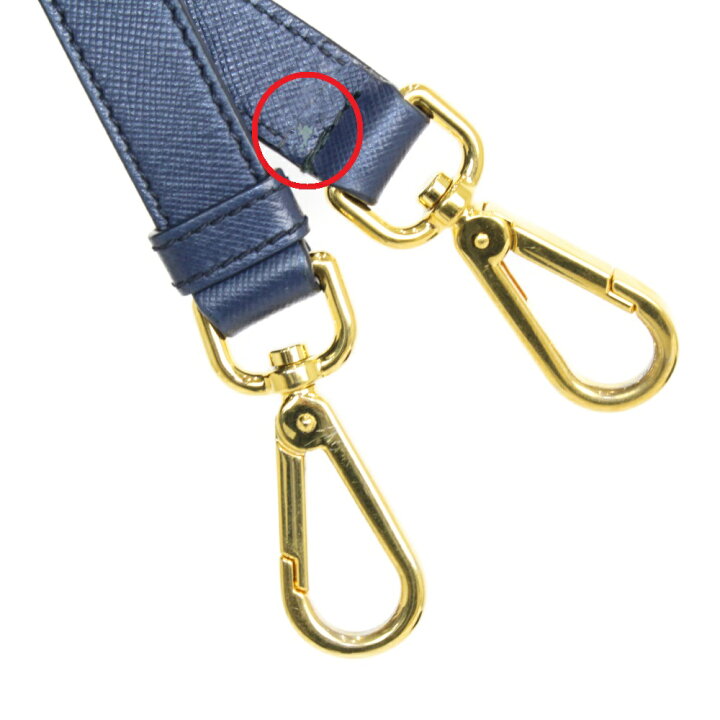 楽天市場】PRADA プラダ ショルダーバッグ BT0693 BLEU ネイビー  