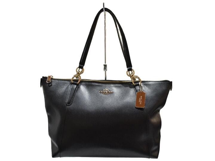 楽天市場】COACH コーチ トートバッグ F35808 ブラック×ゴールド金具 