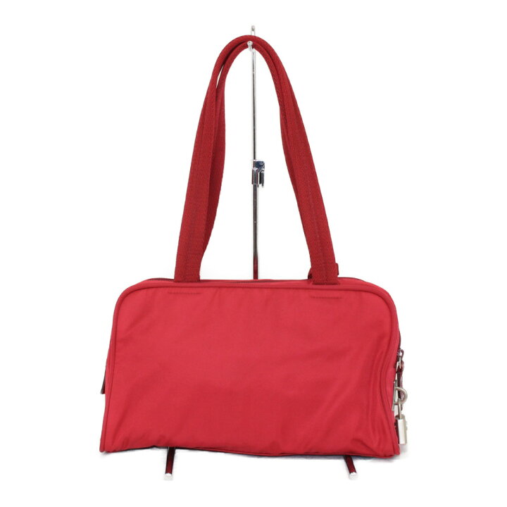 楽天市場】PRADA プラダ ハンドバッグ B10072 CHERRY レッド ナイロン  