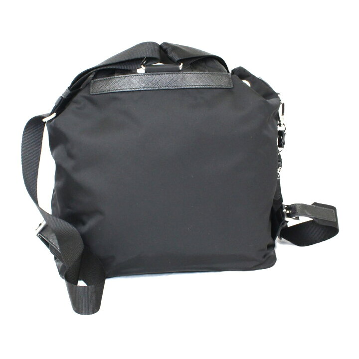 楽天市場】PRADA プラダ ポーチ付きバックパック 1BZ811 NERO ブラック 