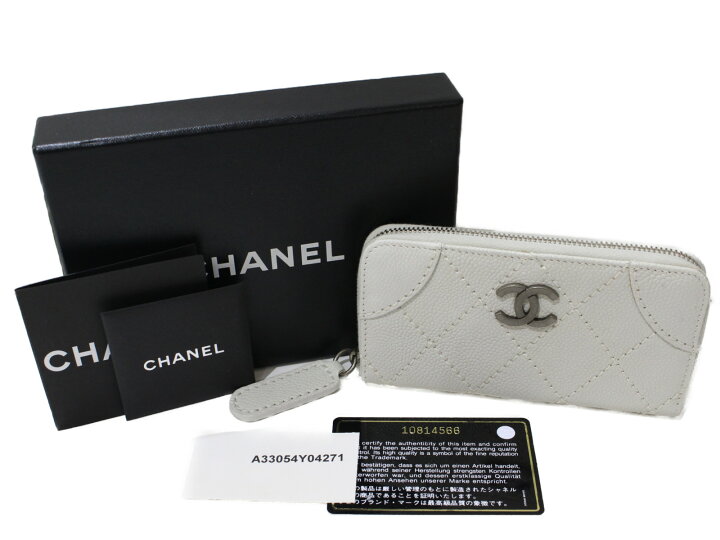 楽天市場】【箱・ギャラあり】 CHANEL シャネル A33054 ジップコイン 