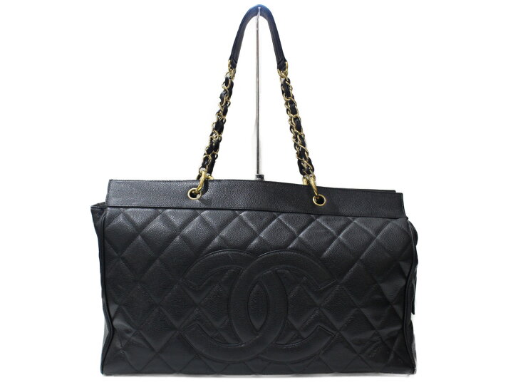 楽天市場】【ギャラあり】CHANEL シャネル チェーントートバッグ デカ  