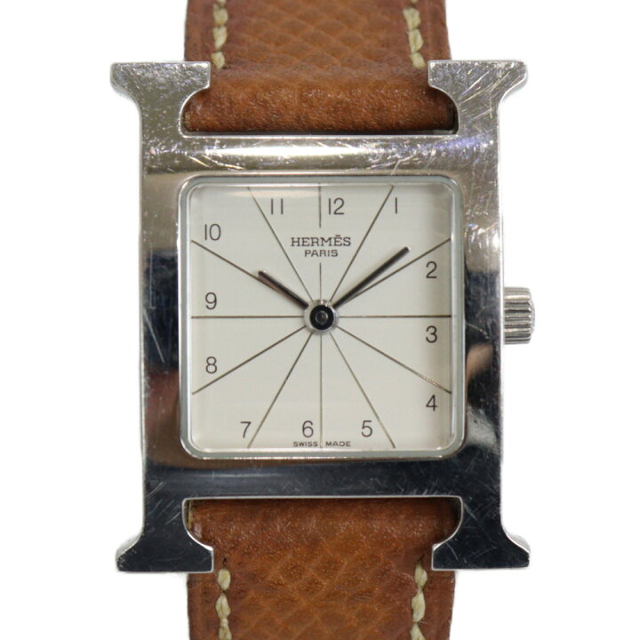 楽天市場】Hermès エルメス Hウォッチ HH1.210 □A刻印 1997年頃製造  