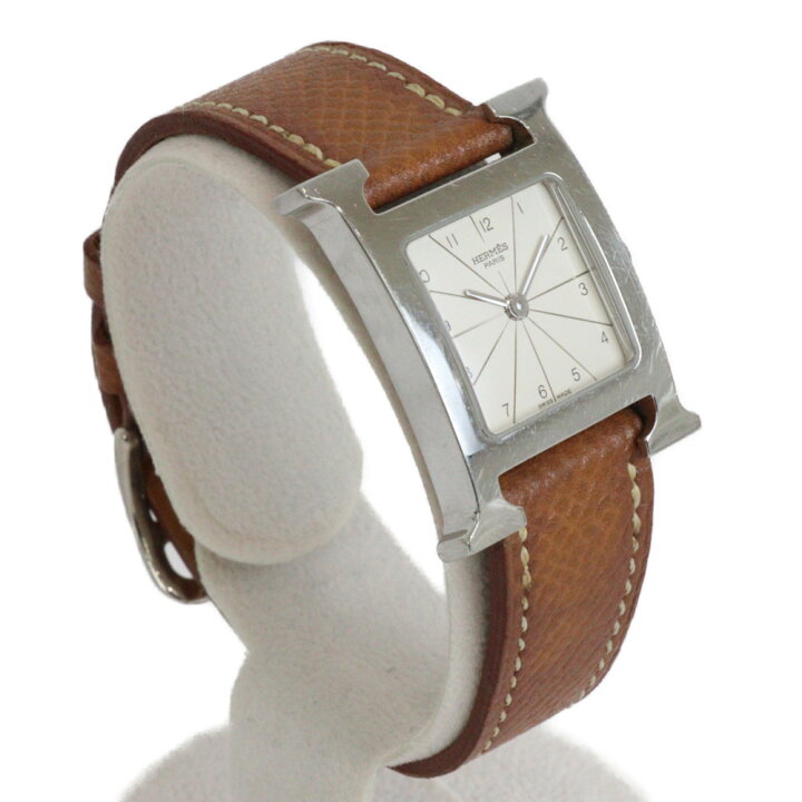 楽天市場】Hermès エルメス Hウォッチ HH1.210 □A刻印 1997年頃製造  
