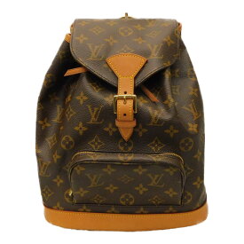 LOUIS VUITTON　ルイヴィトン モンスリMM　M51136　リュック　バッグパック　おしゃれ　かわいい　シンプル メンズ レディース 人気 ブランド LV 　モノグラム　ゴールド金具　人気　コンパクト　プレゼント包装可【中古】新居浜店