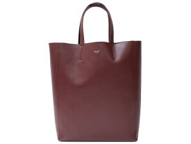 【布袋あり】CELINE　セリーヌ　バーティカルカバス　スモール　トートバッグ　ショルダーバッグ　ワインレッド系　ボルドー系　レディース　ギフト　プレゼント包装可【中古】松前R56号店