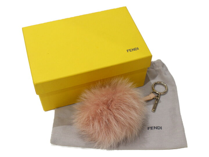 楽天市場】【箱・布袋あり】FENDI フェンディ ポンポンチャーム バッグ 