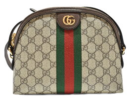 【箱、布袋あり】GUCCI　グッチ　オフディアGGショルダーバッグ　499621　GGスプリームキャンバス　ベージュ系×ブラウン系×グリーン系×レッド系　シェリーライン　レディース　ギフト　プレゼント包装可　【中古】　松山久万ノ台店