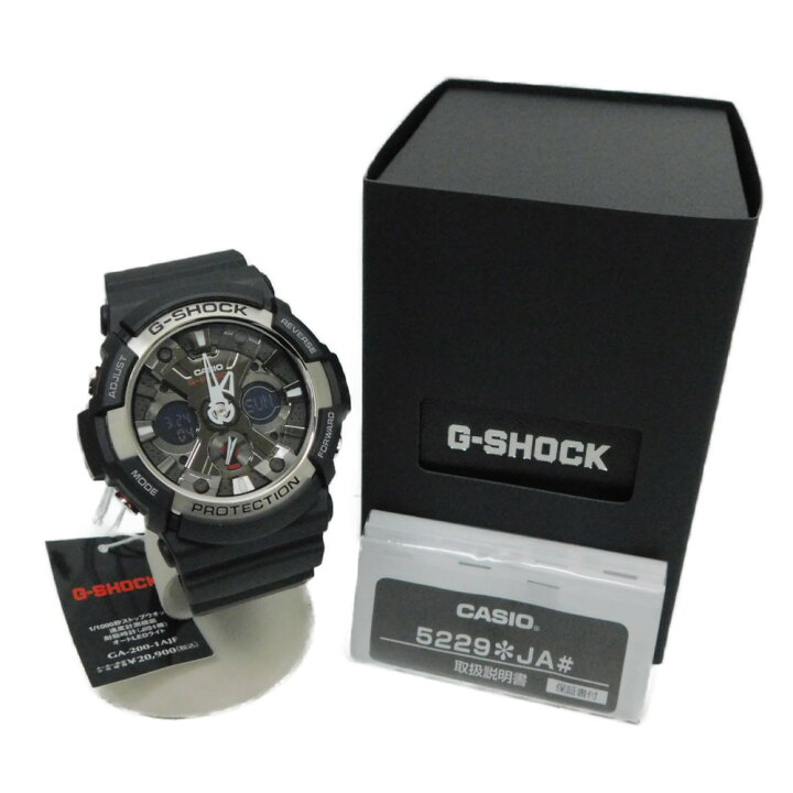 楽天市場】CASIO カシオ G-SHOCK GA-200-1AJF クオーツ 電池式 
