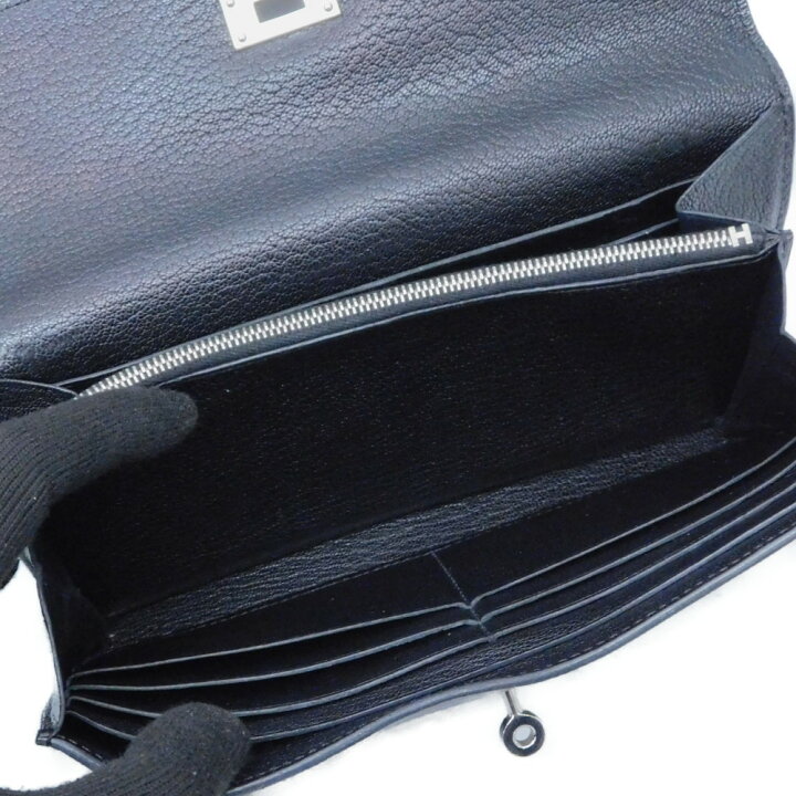 楽天市場】HERMES エルメス ケリーウォレット □P刻印 2012年 長 