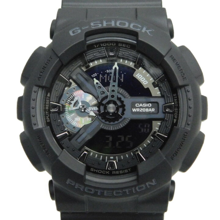 楽天市場】CASIO カシオ G-SHOCK GA-110-1BJF クオーツ 電池式 