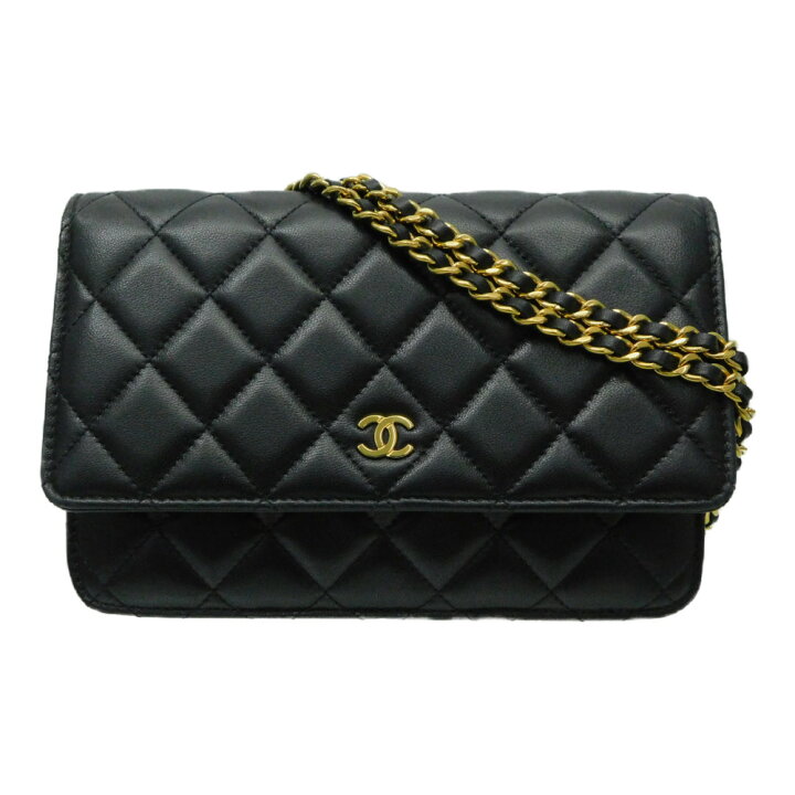楽天市場】CHANEL シャネル マトラッセ チェーンウォレット ラムスキン  