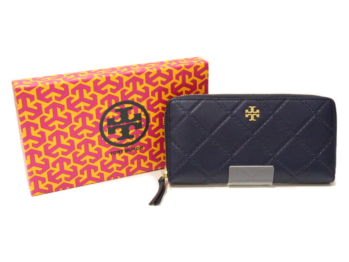 Tory Burch トリーバーチ ラウンド長財布 ラウンド長財布 ブラウン系  