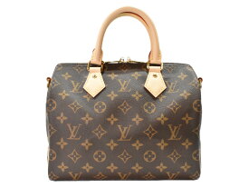 【箱、布袋あり】LOUIS VUITTON　ルイ・ヴィトン　スピーディ・バンドリエール25　M41113　ハンドバッグ　ショルダーバッグ　2WAY　モノグラム・キャンバス　ボストンバッグ　ブラウン系　レディース　シンプル　ギフト　プレゼント包装可　【中古】　松山朝生田店