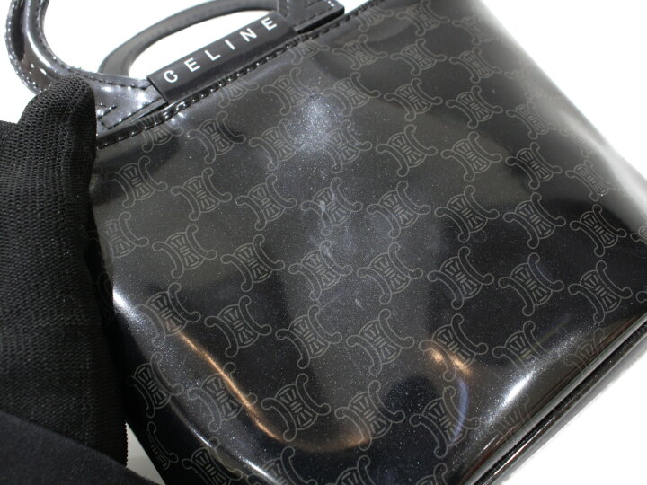 楽天市場】CELINE セリーヌ エナメルバッグミニ ミニバッグ 