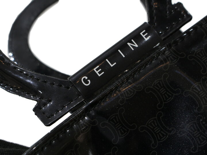 楽天市場】CELINE セリーヌ エナメルバッグミニ ミニバッグ 