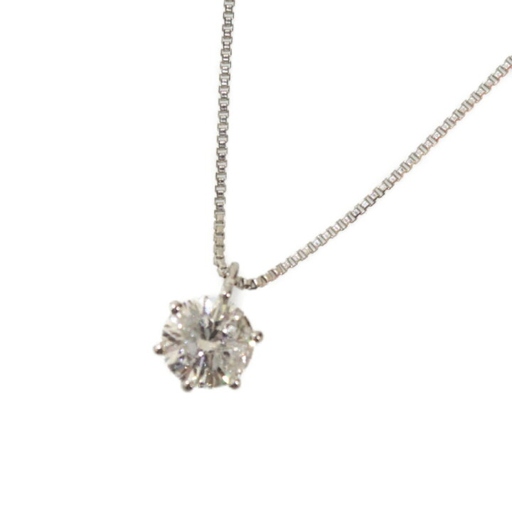 楽天市場】Pt900 プラチナ ネックレス ダイヤモンド 0.32ct 一粒 