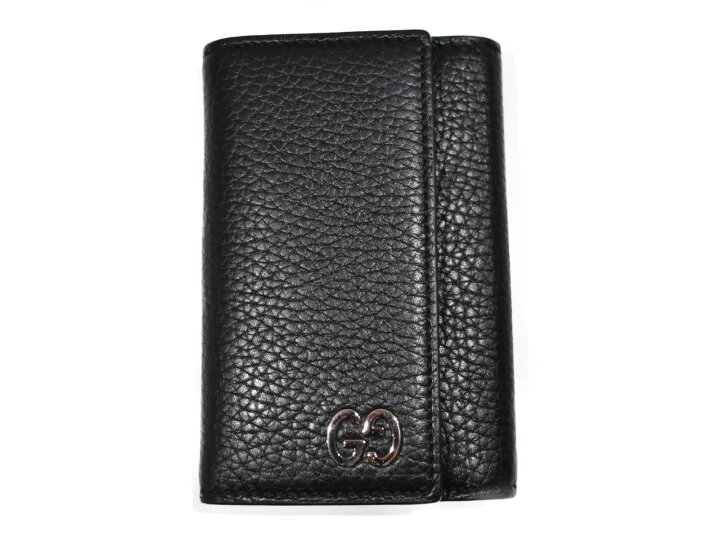 楽天市場】GUCCI グッチ 6連キーケース 473924 ブラック系 レザー 