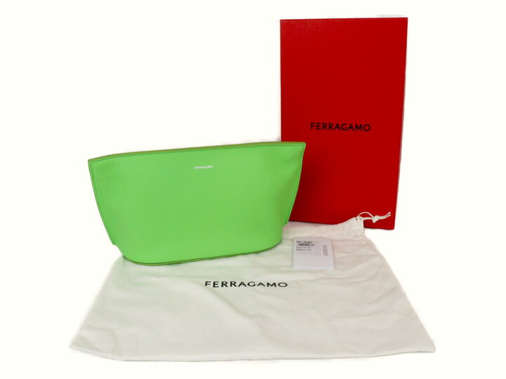 楽天市場】【箱・布袋あり】FERRAGAMO フェラガモ クラッチバッグ  