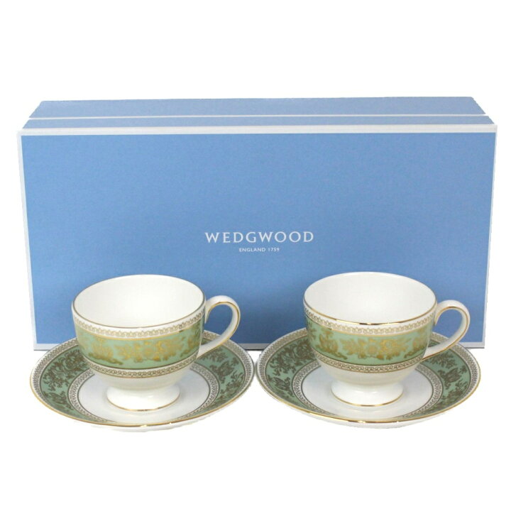 楽天市場】WEDGWOOD ウェッジウッド コロンビア セージ グリーン ペア 