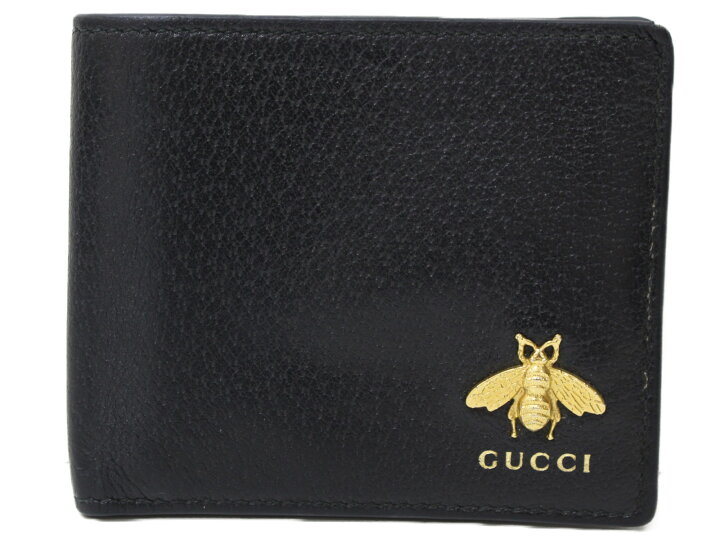 楽天市場】【箱・布袋あり】GUCCI グッチ 二つ折り財布 523664  