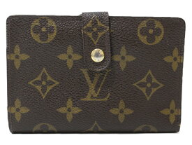 【箱・布袋あり】LOUIS VUITTON　ルイヴィトン　ポルトモネ・ビエヴィエノワ　M61663　モノグラムキャンバス　ブラウン系　二つ折り財布　がま口　シンプル　定番　人気　レディース　メンズ　ユニセックス　ギフト　プレゼント包装可【中古】松前R56号店