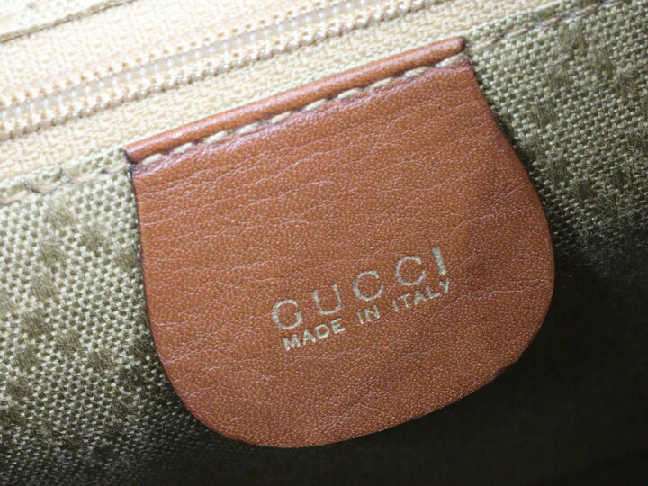 楽天市場】【布袋あり】GUCCI グッチ バンブー ミニリュックサック  