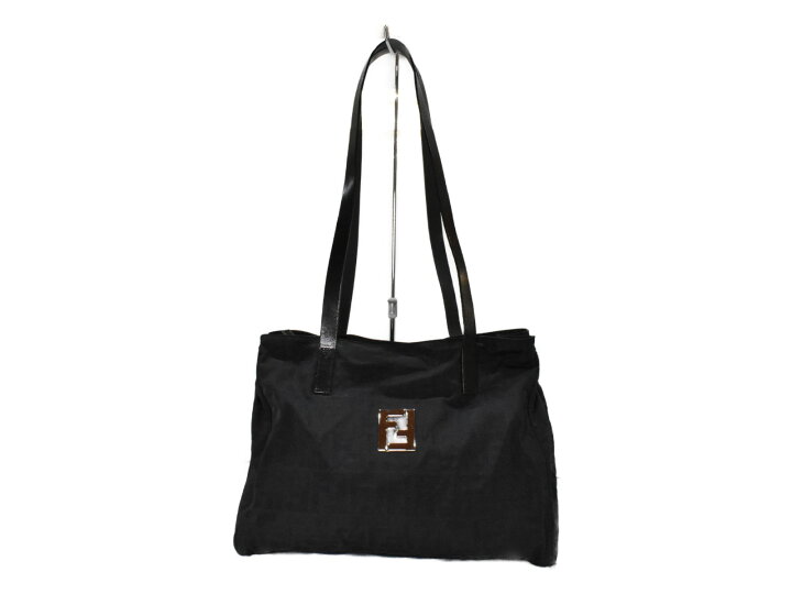 楽天市場】【中古品】FENDIトートバッグ 06-11 15322 ブラック 