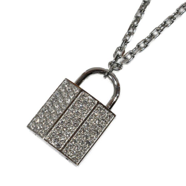 楽天市場】【箱あり】SWAROVSKI スワロフスキー 南京錠ネックレス 