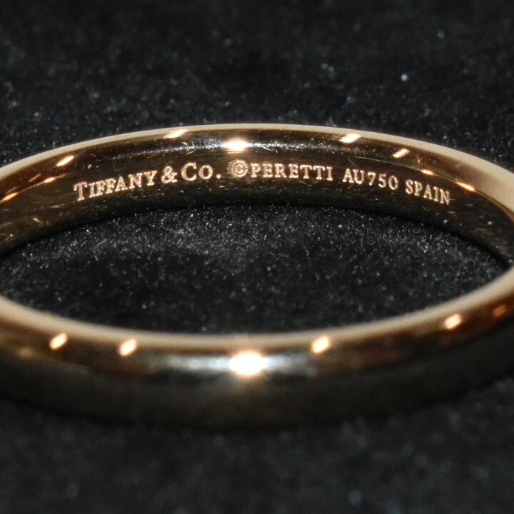楽天市場】TIFFANY＆Co. ティファニーアンドコー シンプルリング AU750 
