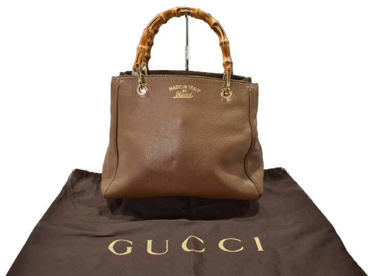 楽天市場】【布袋あり】GUCCI グッチ バンブーショッパー2WAYバッグ 
