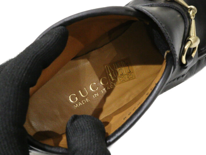 楽天市場】【箱・布袋あり】GUCCI グッチ ホースビット チャッカブーツ 