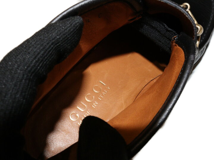 楽天市場】【箱・布袋あり】GUCCI グッチ ホースビット チャッカブーツ 