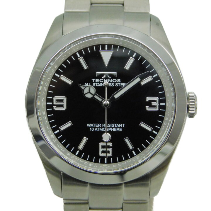 楽天市場】TECHNOS テクノス TSM920-SB クオーツ 36mm SS ステンレス 