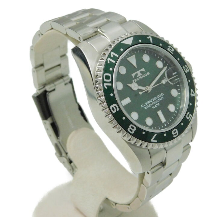 楽天市場】TECHNOS テクノス TSM419-MM クオーツ 42mm SS ステンレス 