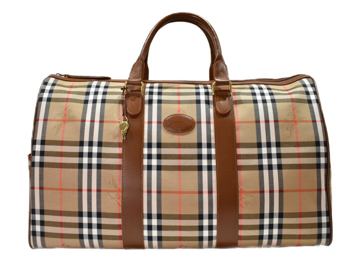 楽天市場】【鍵・カデナあり】BURBERRY バーバリー ボストンバッグ 