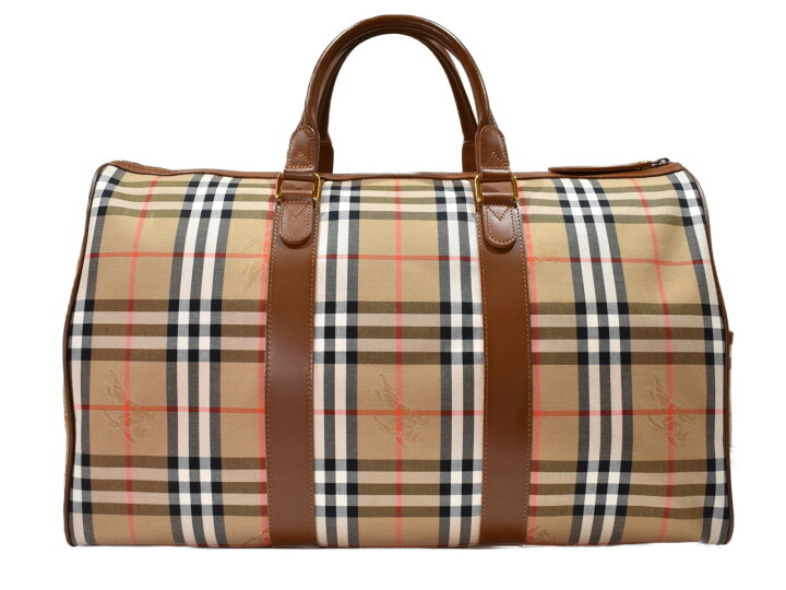 楽天市場】【鍵・カデナあり】BURBERRY バーバリー ボストンバッグ  