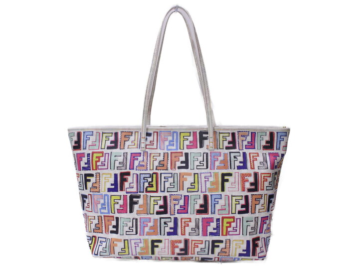 楽天市場】FENDI フェンディ マルチカラー ズッカ柄トートバッグ  