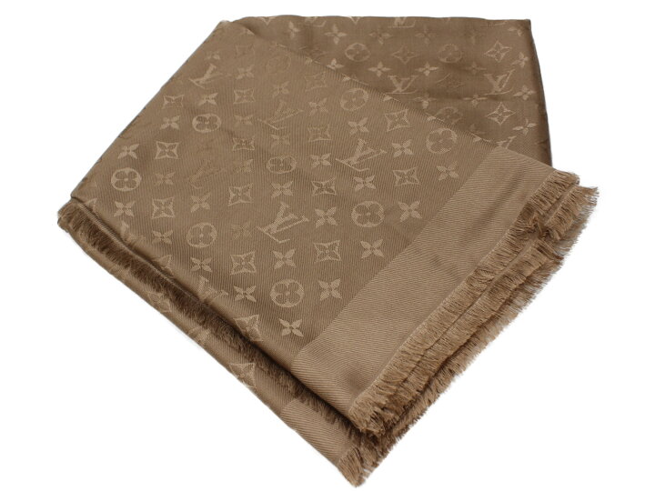 楽天市場】【箱あり】LOUIS VUITTON ショール・モノグラム M75872  