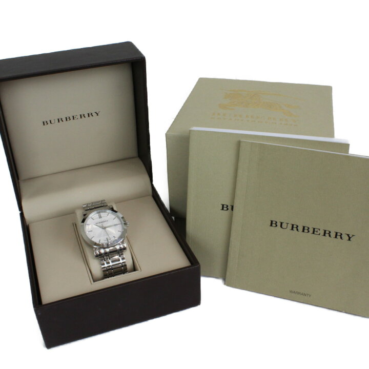 楽天市場】Burberry バーバリー ヘリテージ BU1350 クオーツ デイト SS 