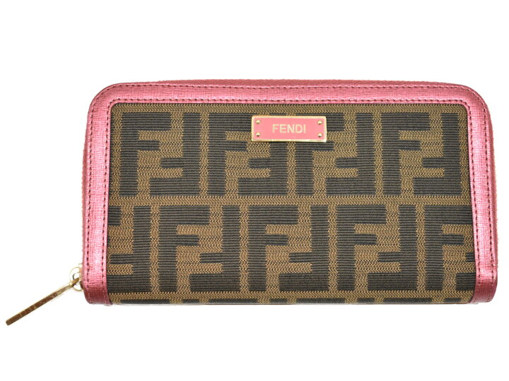 楽天市場】【箱・布袋あり】FENDI フェンディ ラウンドファスナー長  