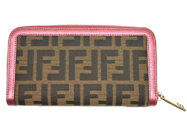 フェンディ FENDI ズッキーノ ラウンドファスナー 8M0024 長財布 
