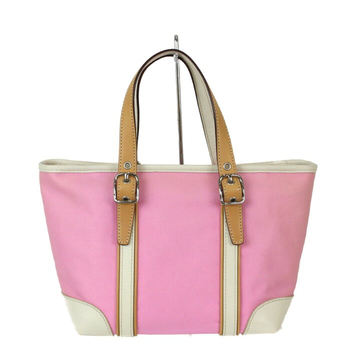 楽天市場】COACH コーチ ミニハンドバッグ 7741 ピンク×ホワイト 