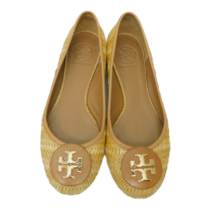 楽天市場】TORY BURCH トリーバーチ フラットシューズ サイズ25cm 