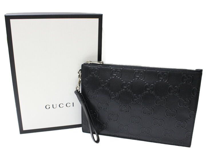 楽天市場】【箱あり】GUCCI グッチ GGエンボスクラッチバッグ 625569  
