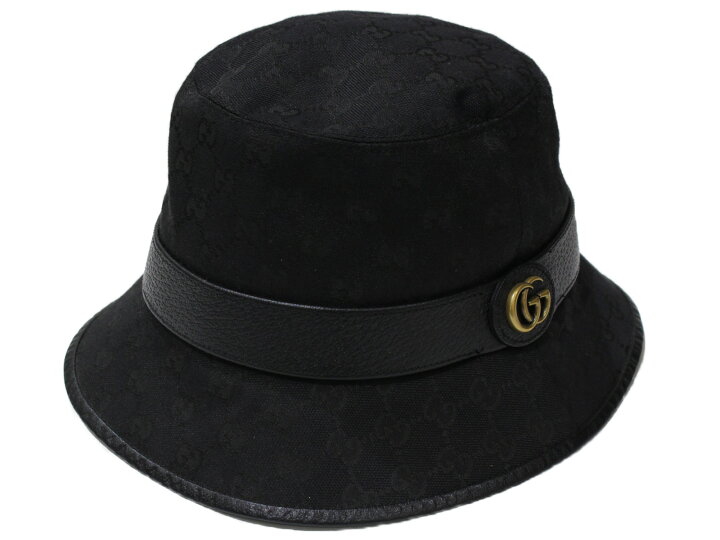 楽天市場】GUCCI グッチ ダブルG付き GGキャンバスバケットハット 