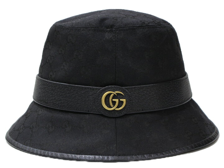 楽天市場】GUCCI グッチ ダブルG付き GGキャンバスバケットハット 