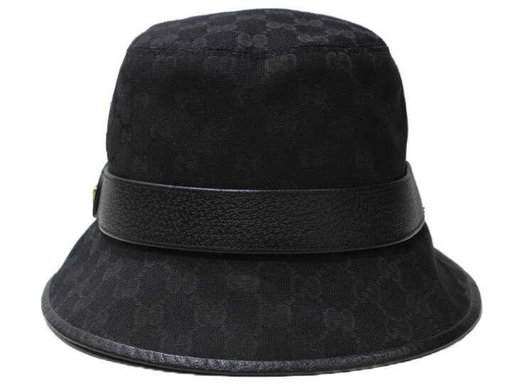 楽天市場】GUCCI グッチ ダブルG付き GGキャンバスバケットハット  