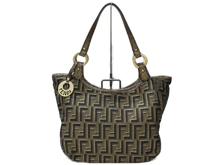 楽天市場】FENDI フェンディ ズッカ柄トートバッグ ハンドバッグ  