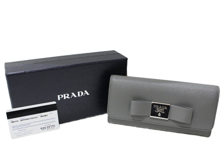 楽天市場】【箱・ギャラあり】PRADA プラダ サフィアーノ長財布 1MH132  